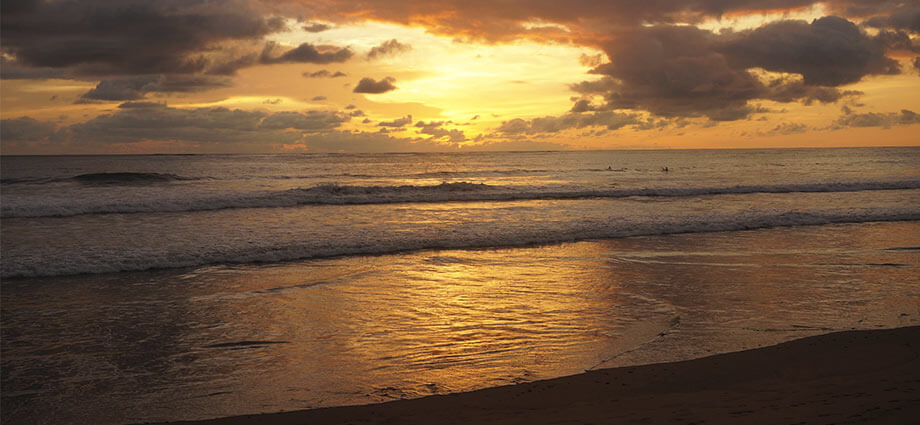 surfing at playa grande 